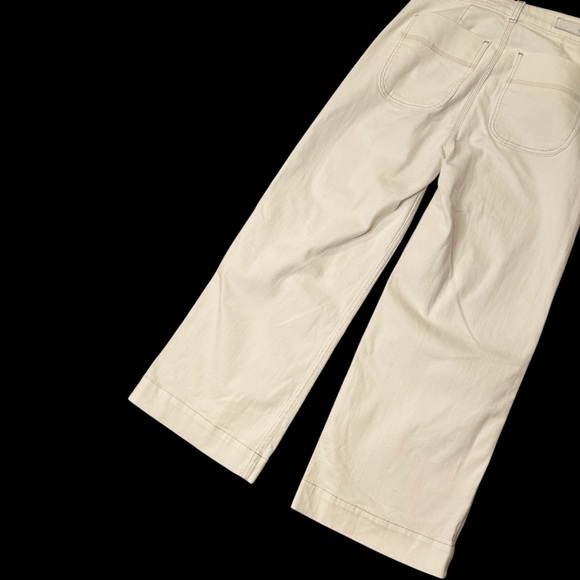 AG Adriano Goldschmied ‘Rosie’ Workwear Wide Leg Jeans in “Moderne White” Sz 26 - Picture 16 of 16